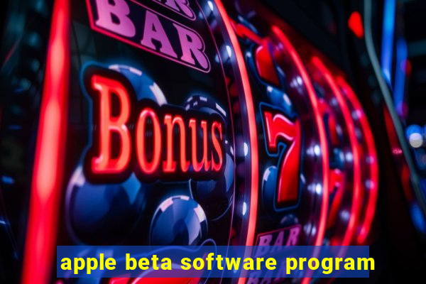 apple beta software program